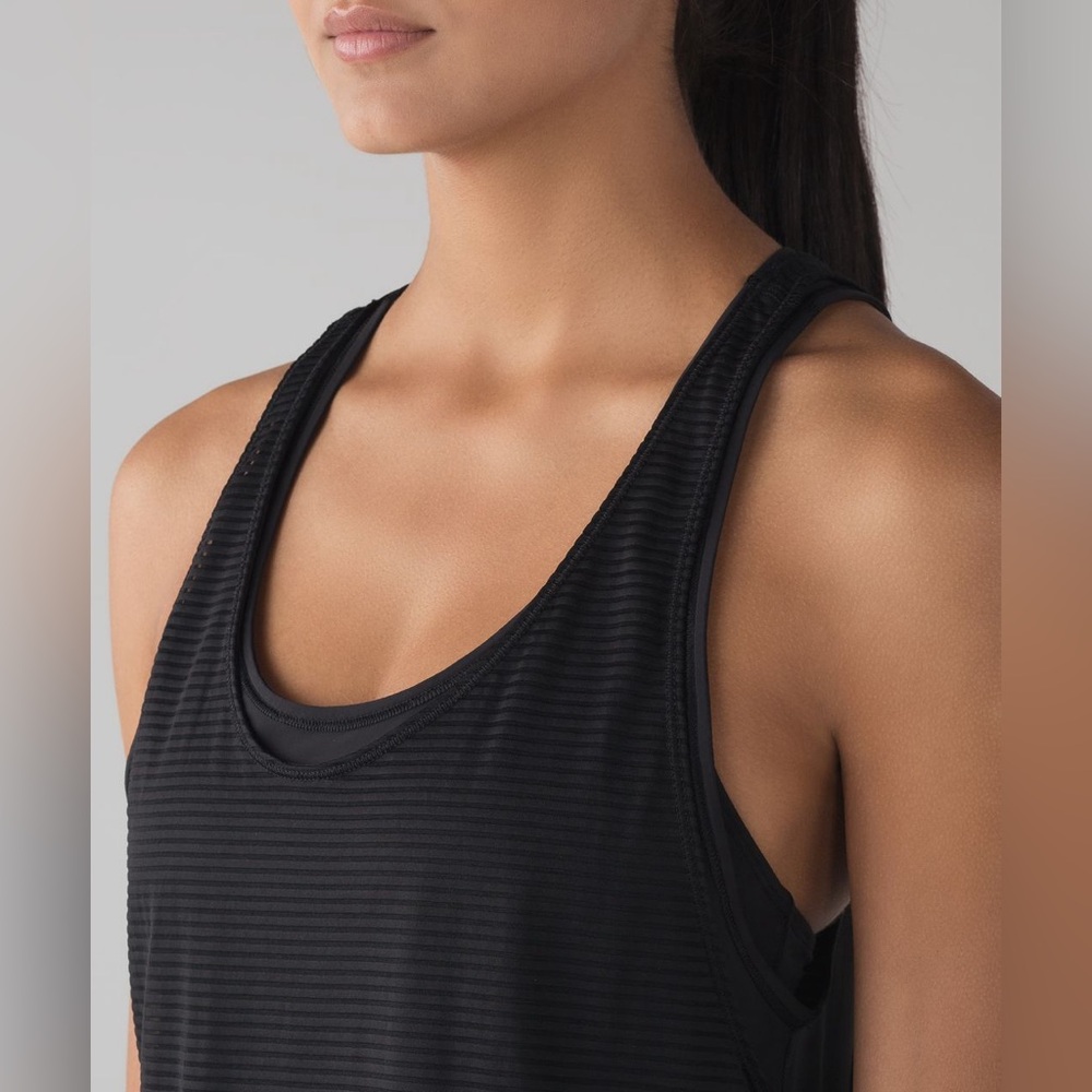 LULULEMON Lean In Tank Black - Picture 3 of 6